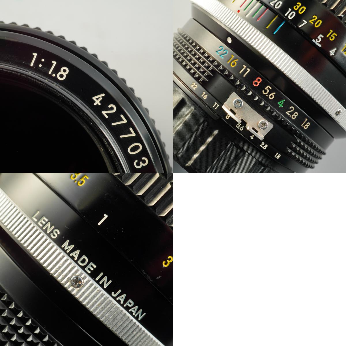 【Serviced】 Nikon Ai改 Nikkor 85mm F/1.8 単焦点レンズ