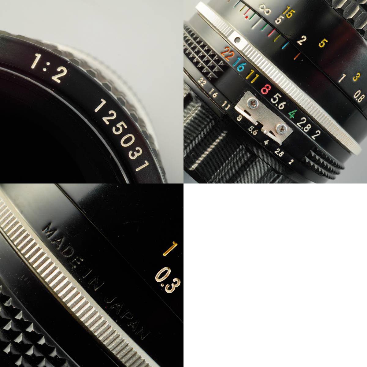 【Serviced】 Nikon Ai Nikkor 35mm F/2 単焦点レンズ