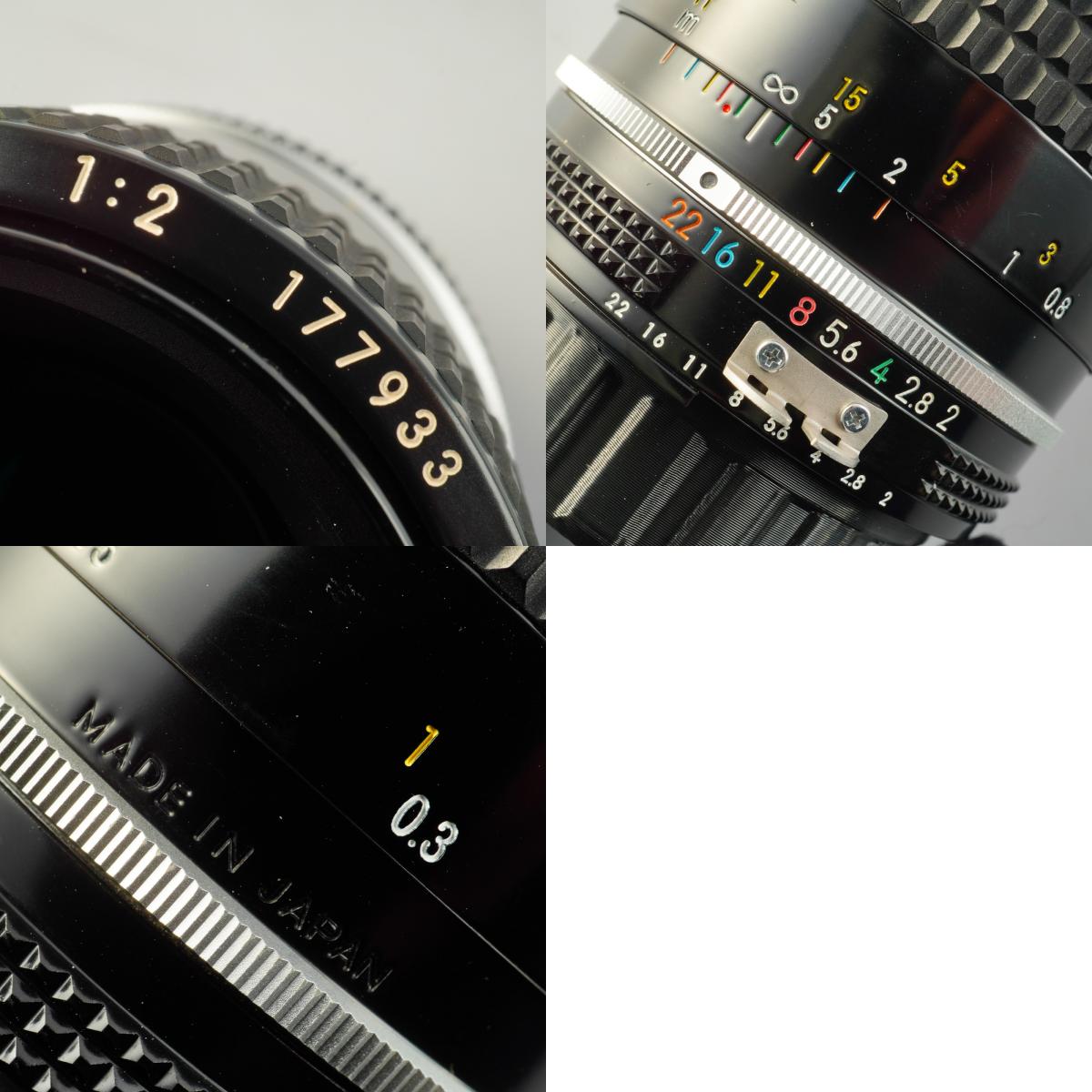 【Serviced】 Nikon Ai Nikkor 35mm F/2 単焦点レンズ