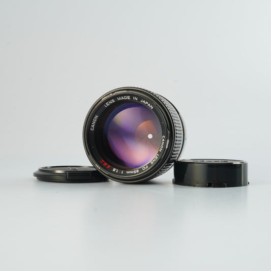 【Serviced】 Canon FD 85mm F/1.8 S.S.C. ”O" 単焦点レンズ