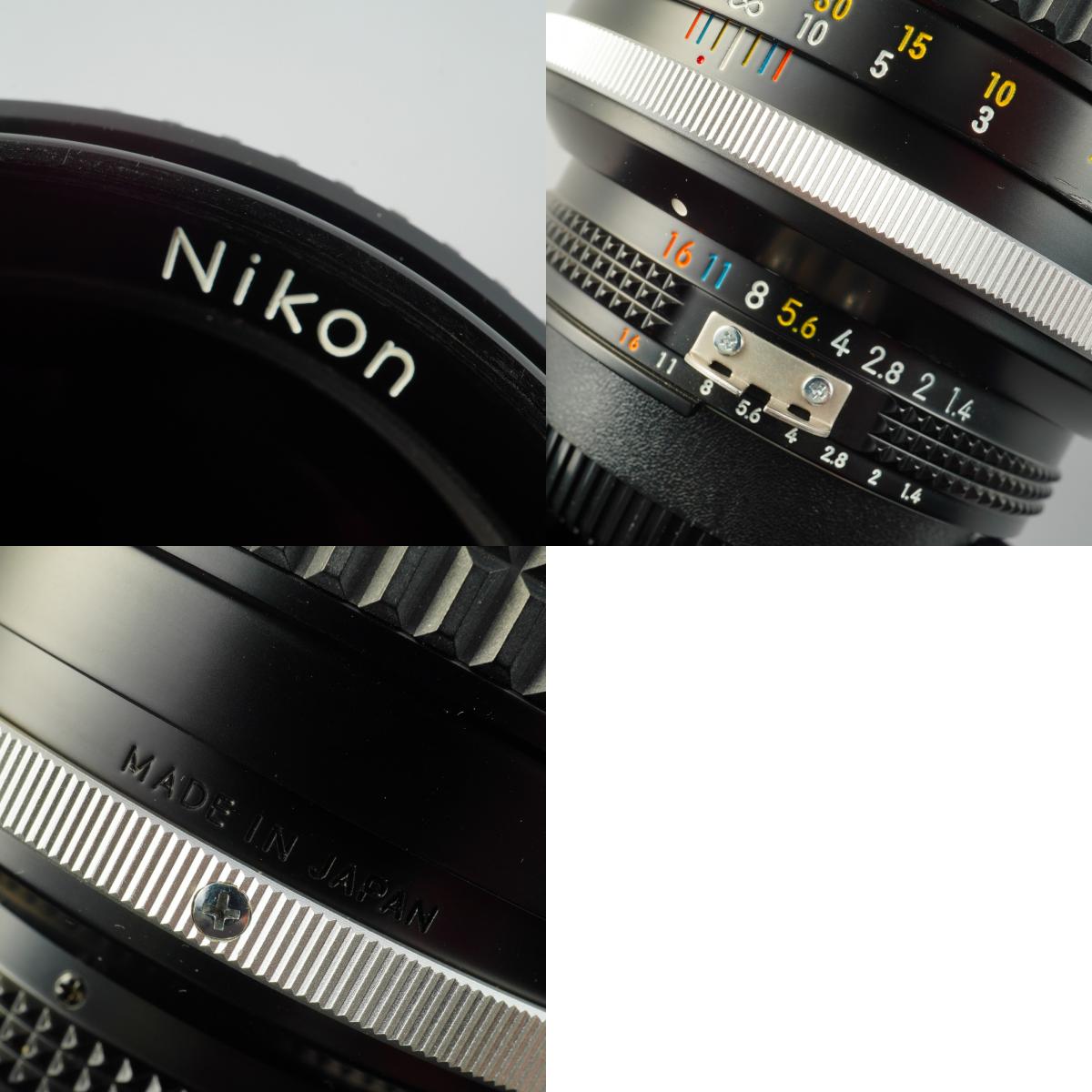 【Serviced】 Nikon Ai-S NIKKOR 85mm F/1.4 単焦点レンズ