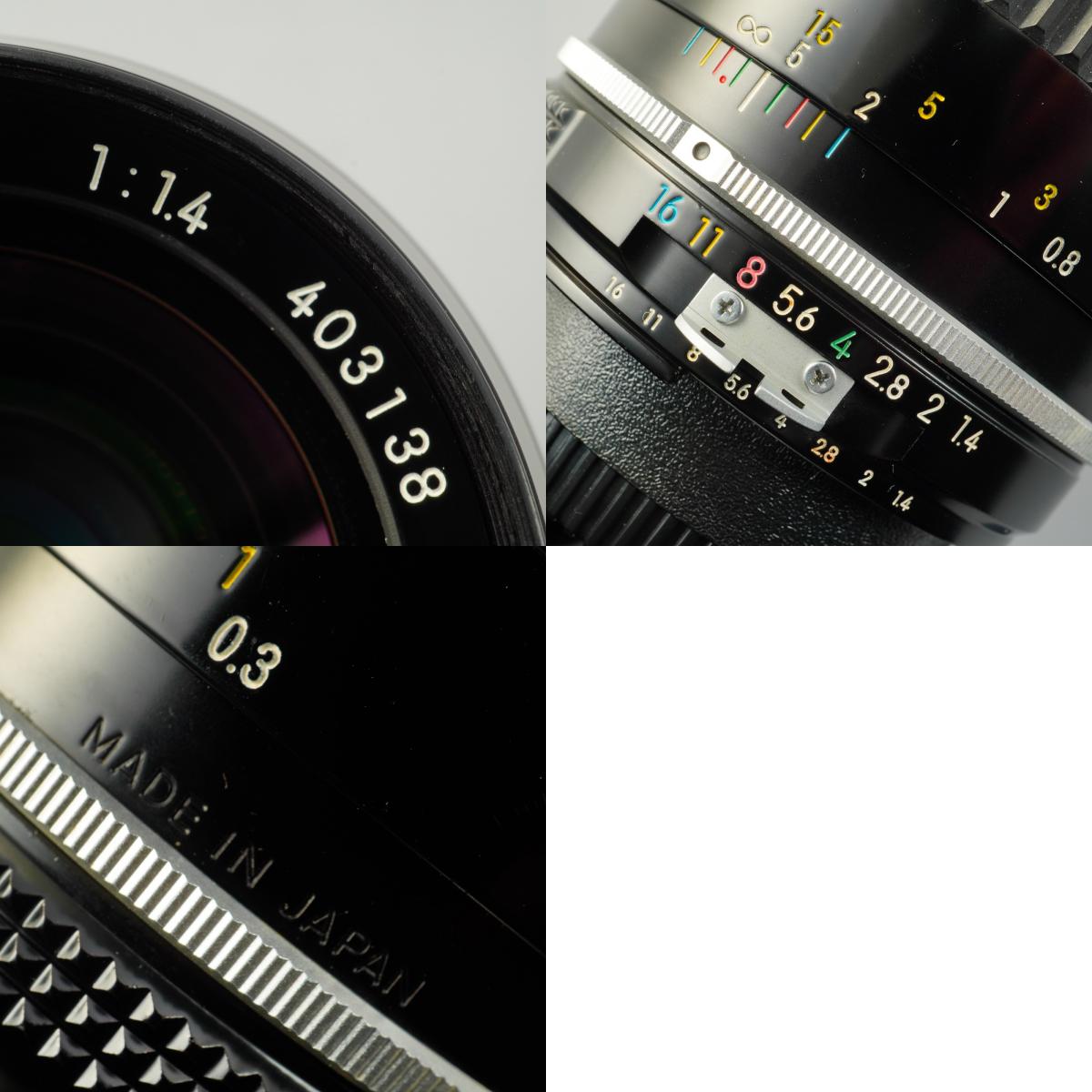 【Serviced】 Nikon Ai NIKKOR 35mm F/1.4 単焦点レンズ