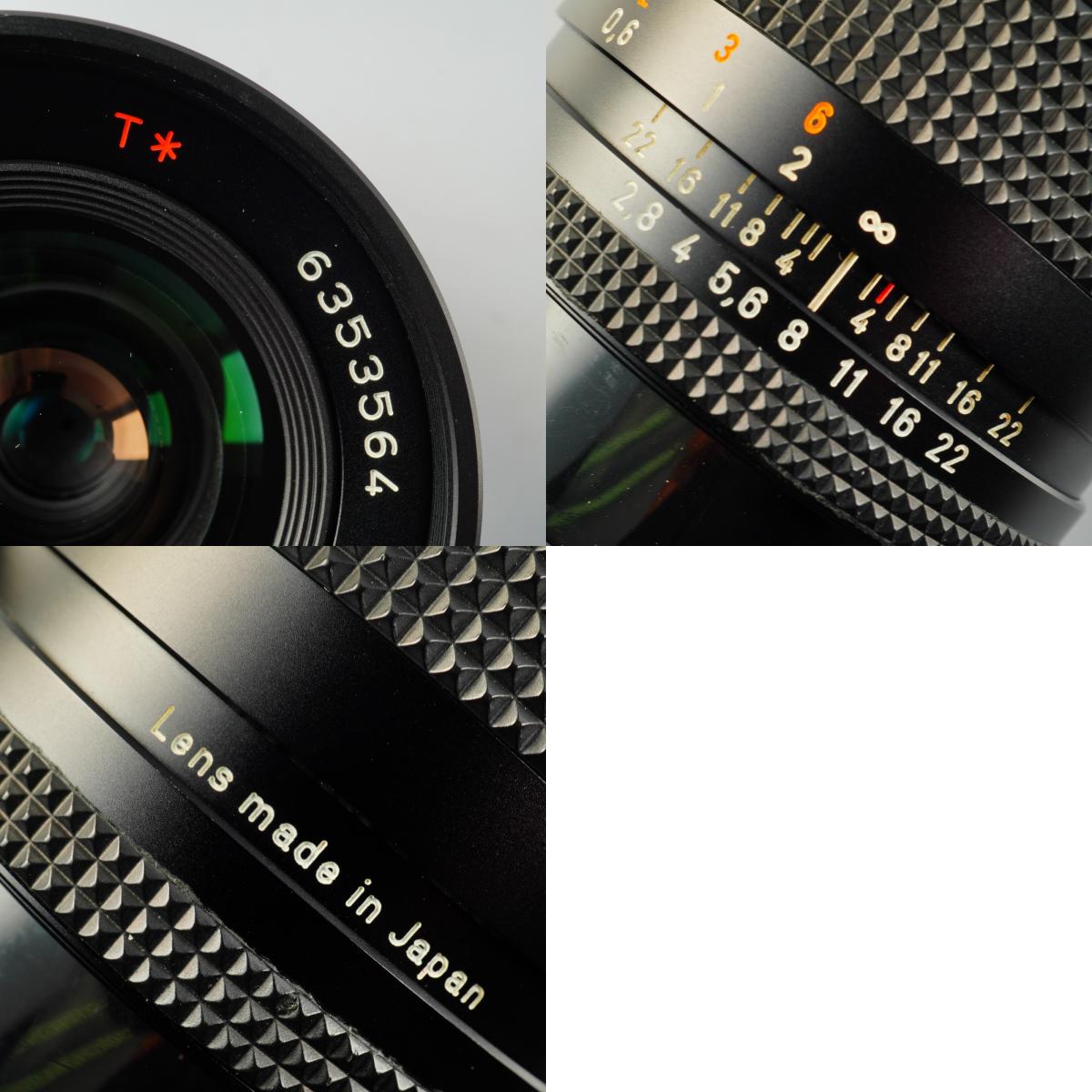 【Serviced】 CONTAX Carl Zeiss Distagon T* 28mm F/2.8 AEJ 単焦点レンズ