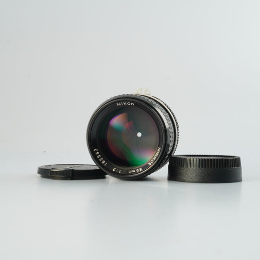 【Serviced】 Nikon Ai NIKKOR 85mm F/2 単焦点レンズ