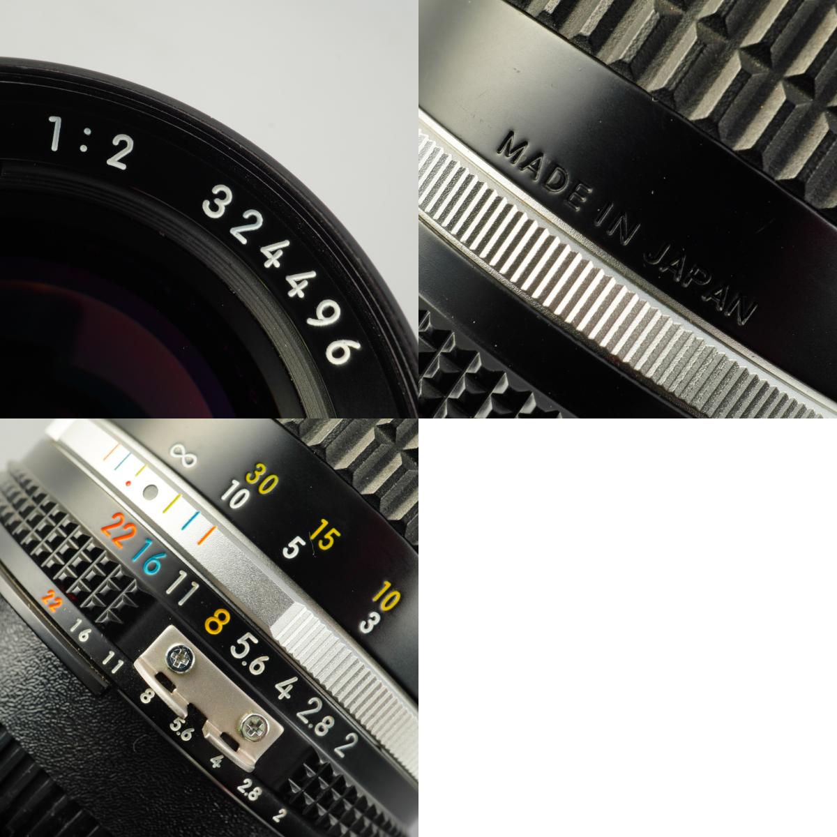 【Serviced】 Nikon Ai-S NIKKOR 85mm F/2 単焦点レンズ
