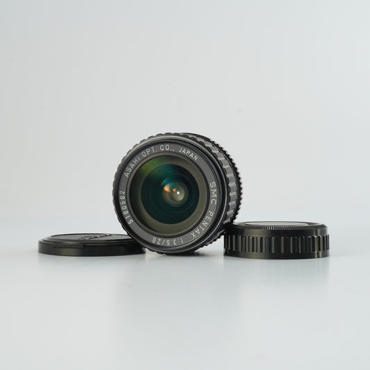 【Serviced】SMC PENTAX 28mm F/3.5 (Pentax K用) 単焦点レンズ