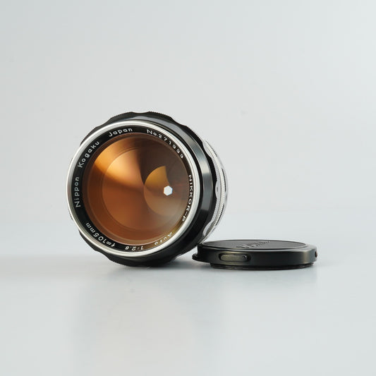 【Serviced】 Nikon 非Ai NIKKOR-P Auto 105mm F/2.5 単焦点レンズ