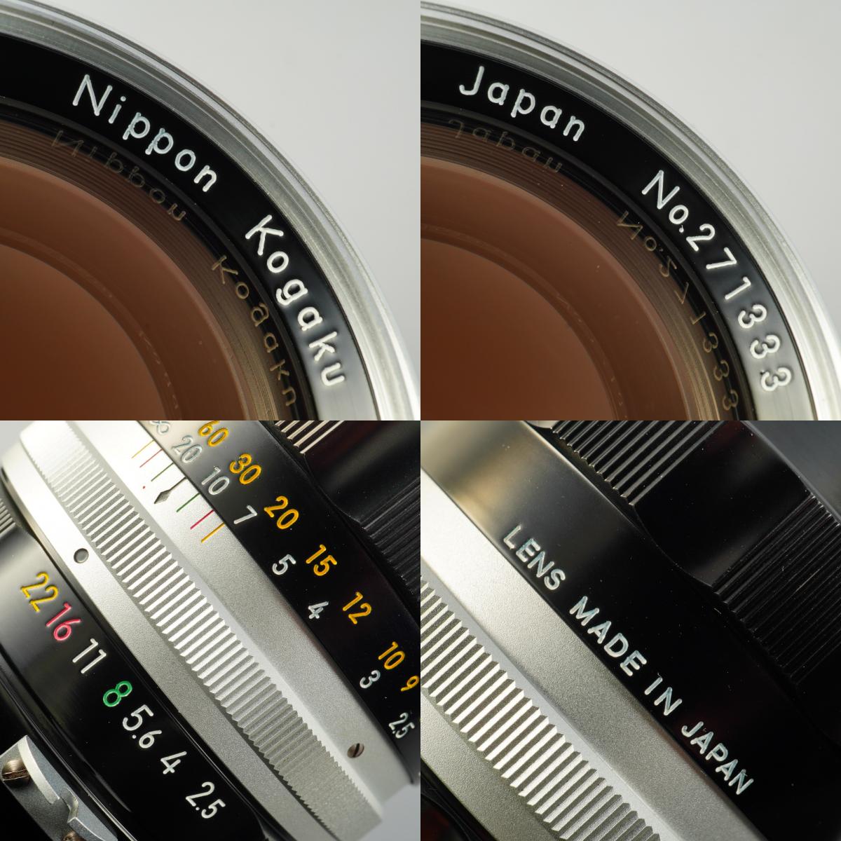 【Serviced】 Nikon 非Ai NIKKOR-P Auto 105mm F/2.5 単焦点レンズ