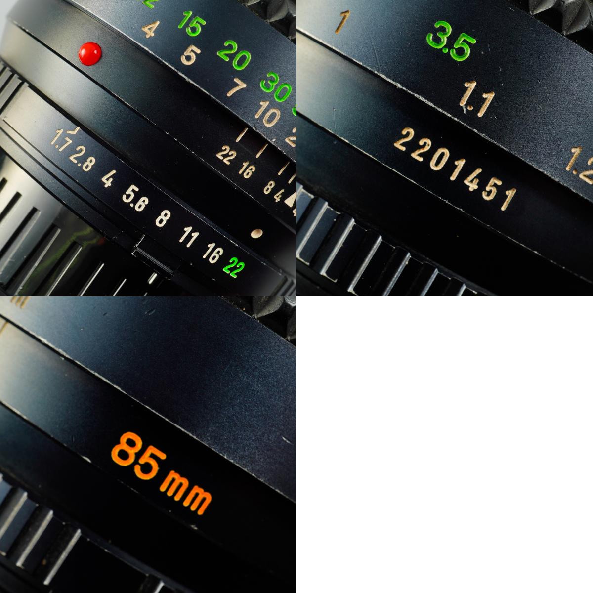 【Serviced】 MINOLTA MD ROKKOR 85mm F/1.7 単焦点レンズ