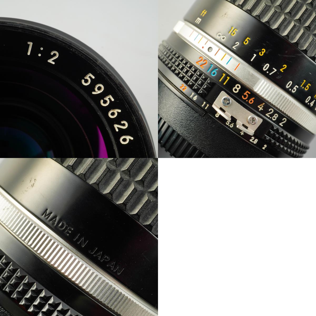 【Overhauled】 Nikon Ai-S NIKKOR 28mm F/2 単焦点レンズ