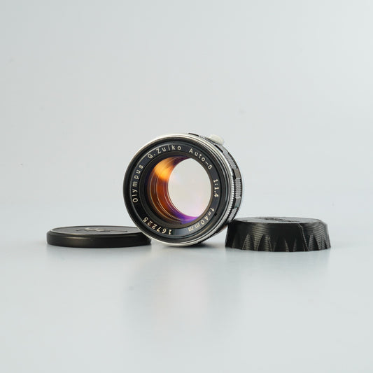 【Serviced】 OLYMPUS G.ZUIKO AUTO-S 40mm F/1.4 for PEN FT / FV / F 単焦点レンズ