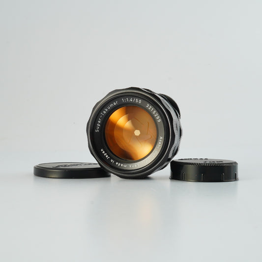 【Serviced】 PENTAX Super Takumar 50mm F/1.4 (M42用) 単焦点レンズ