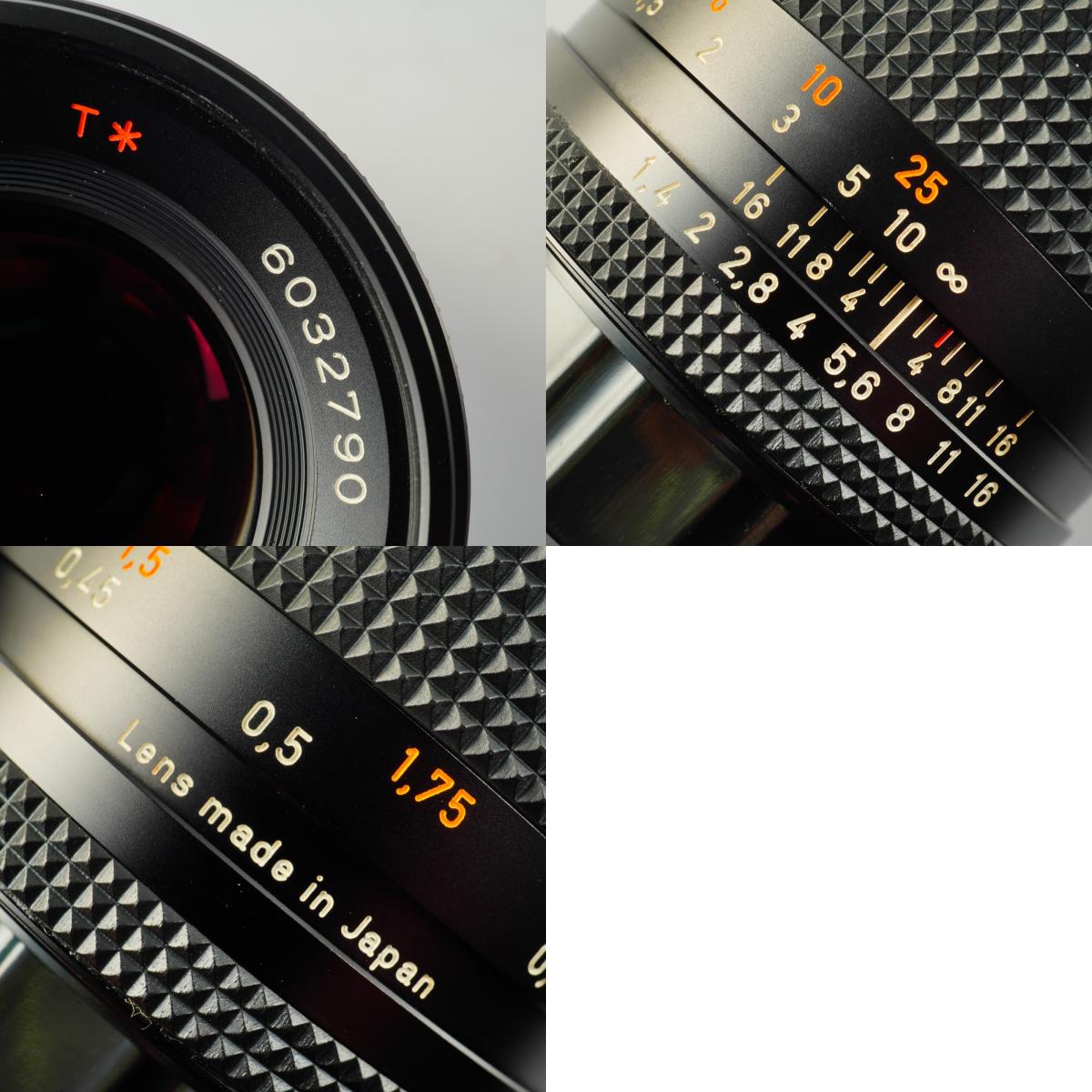 【Serviced】 CONTAX Carl Zeiss Planar T* 50mm F/1.4 AEJ 単焦点レンズ