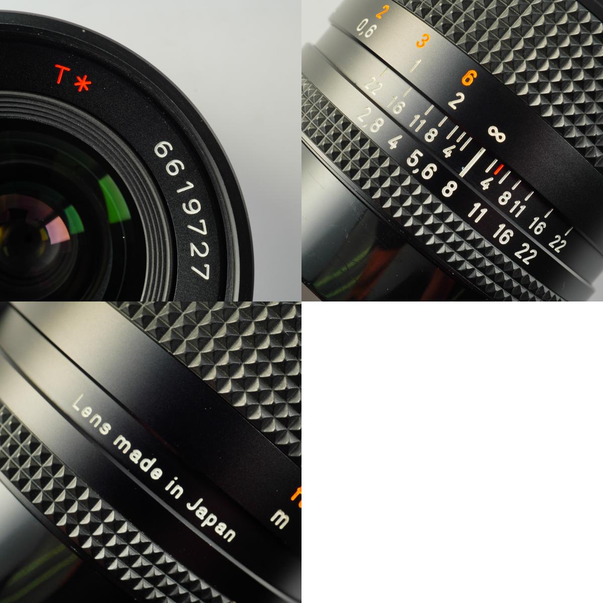 【Serviced】 CONTAX Carl Zeiss Distagon T* 28mm F/2.8 AEJ 単焦点レンズ