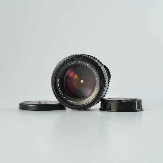 【Serviced】 PENTAX SMC Takumar 50mm F/1.4 (M42用) 単焦点レンズ