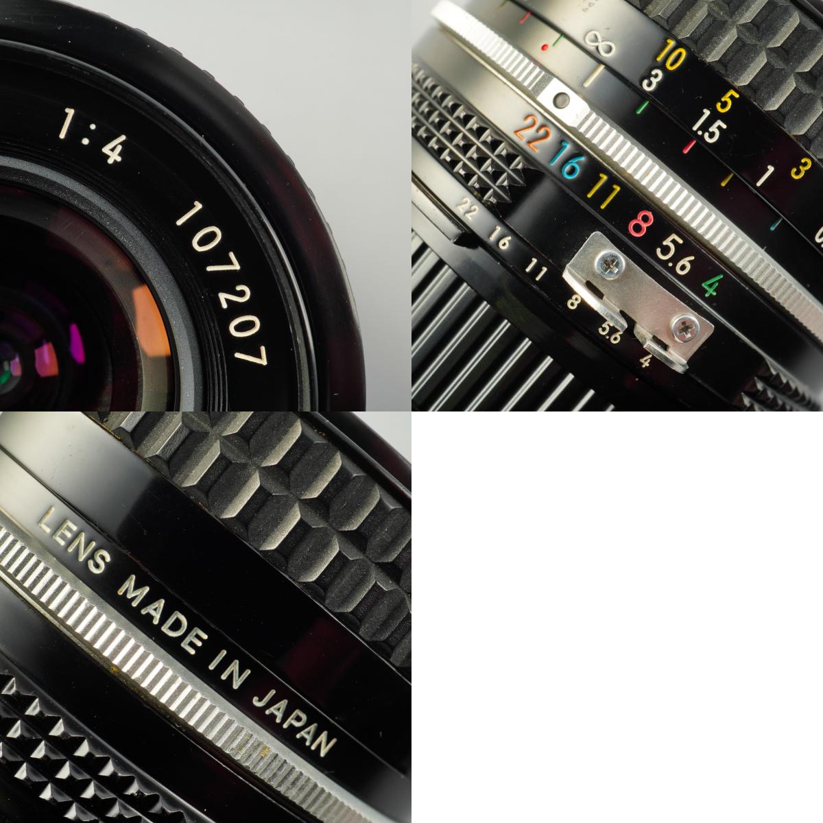 【Serviced】 Nikon Ai Nikkor 20mm F/4 単焦点レンズ
