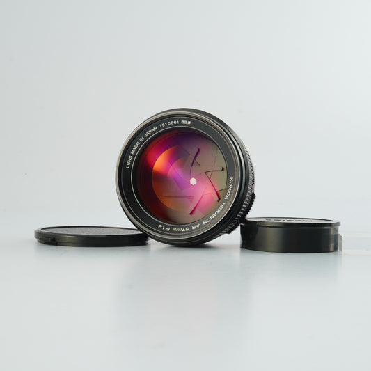Konica Hexanon AR 57mm F/1.2 単焦点レンズ
