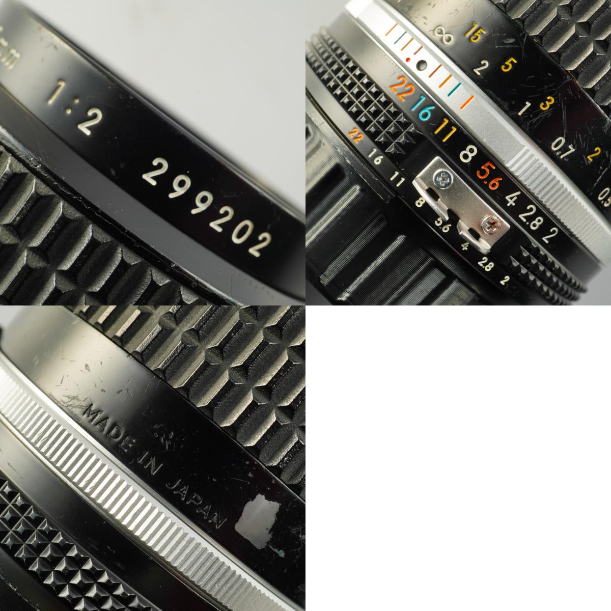 【Serviced】 Nikon Ai-S NIKKOR 35mm F/2 単焦点レンズ