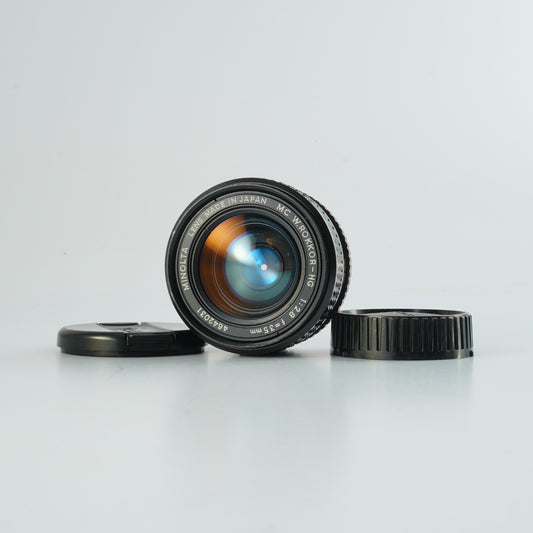 【Serviced】 MINOLTA MC W.ROKKOR-HG 35mm F/2.8 単焦点レンズ