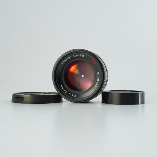 【Serviced】 CONTAX Carl Zeiss Planar T* 50mm F/1.4 AEJ 単焦点レンズ