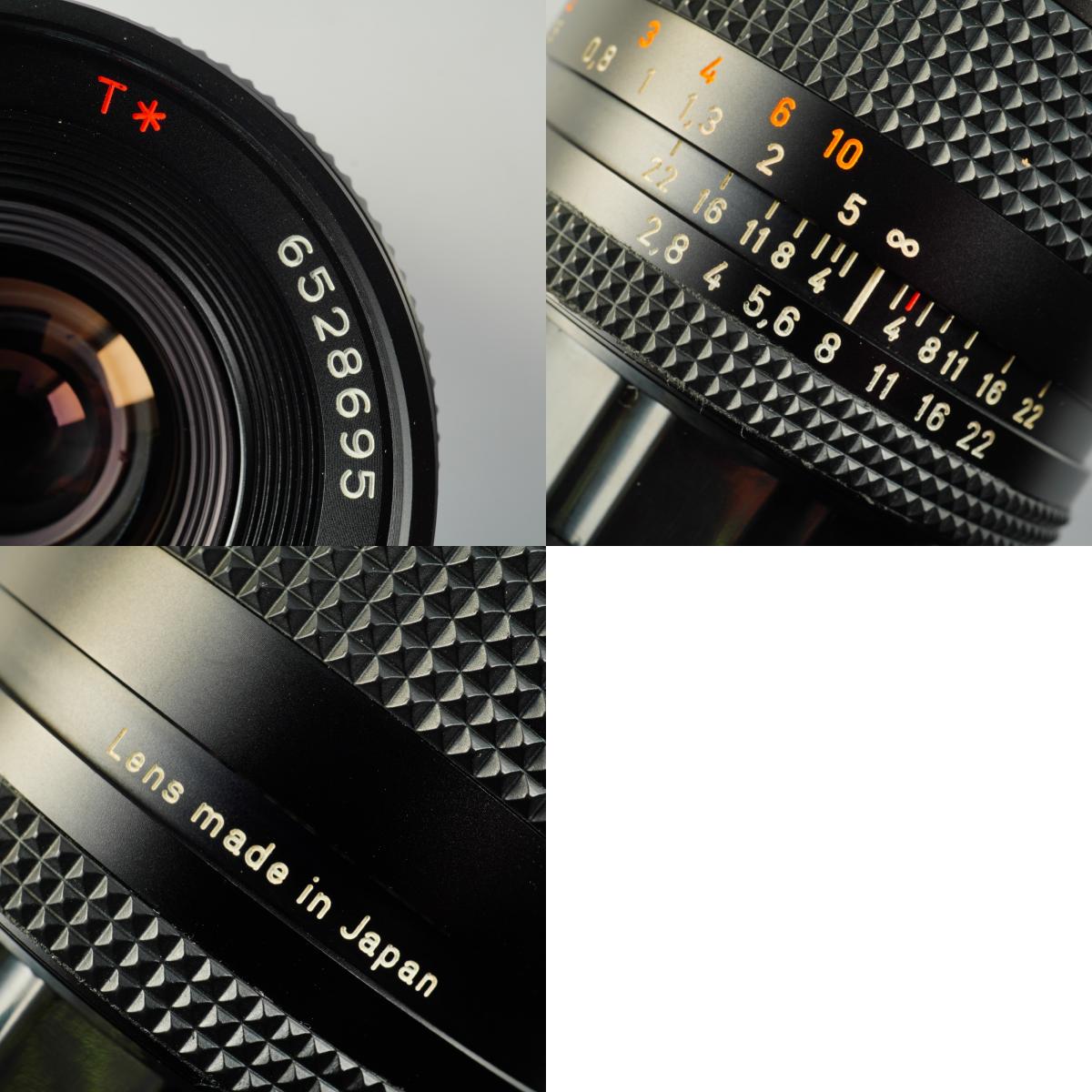 【Serviced】 CONTAX Carl Zeiss Distagon T* 35mm F/2.8 AEJ 単焦点レンズ