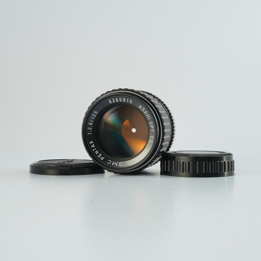 【Serviced】SMC PENTAX 105mm F/2.8 (Pentax K用) 単焦点レンズ
