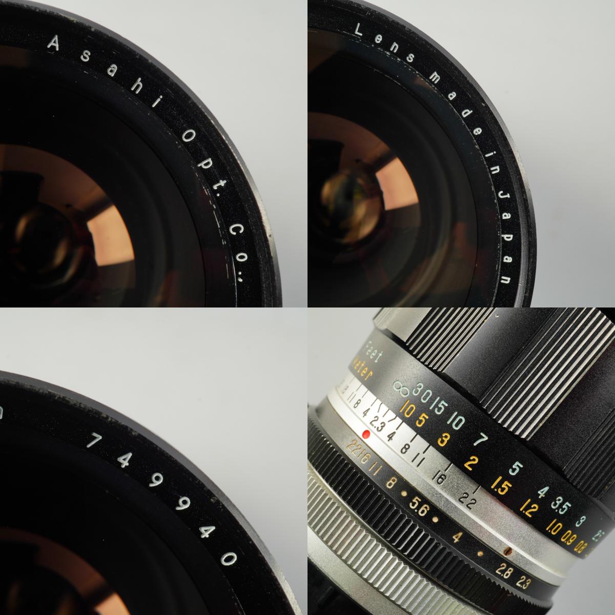 【Serviced】 PENTAX Auto Takumar 35mm F/2.3 (M42用) 単焦点レンズ