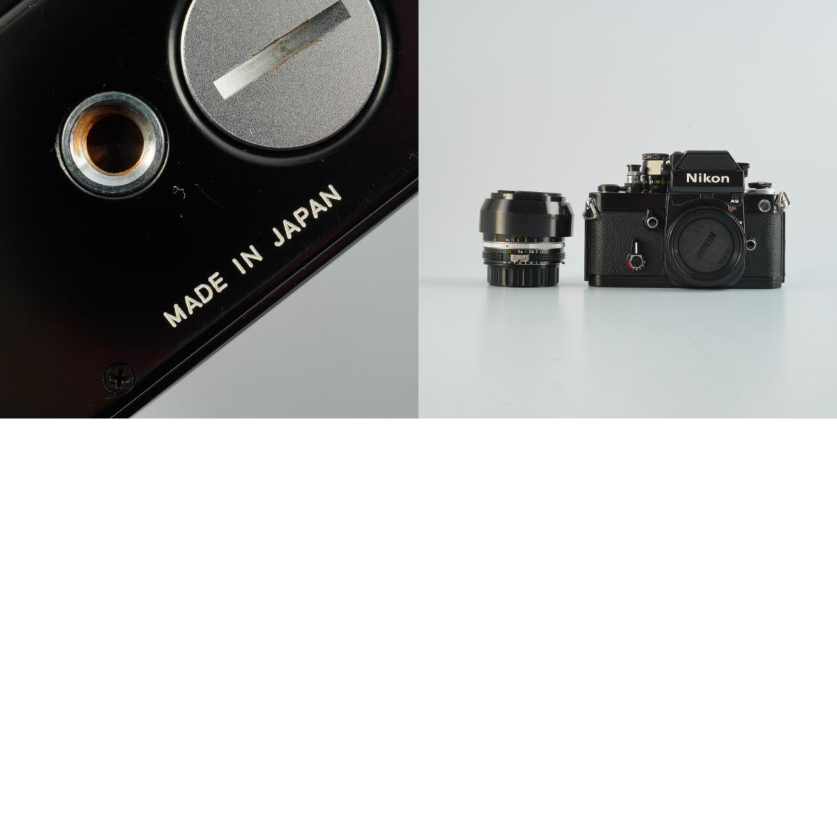 【Overhauled】 Nikon F2 Photomic AS DP-12 Black + Ai NIKKOR 50mm F/1.4 + AR-1 MF フィルム一眼レフカメラ