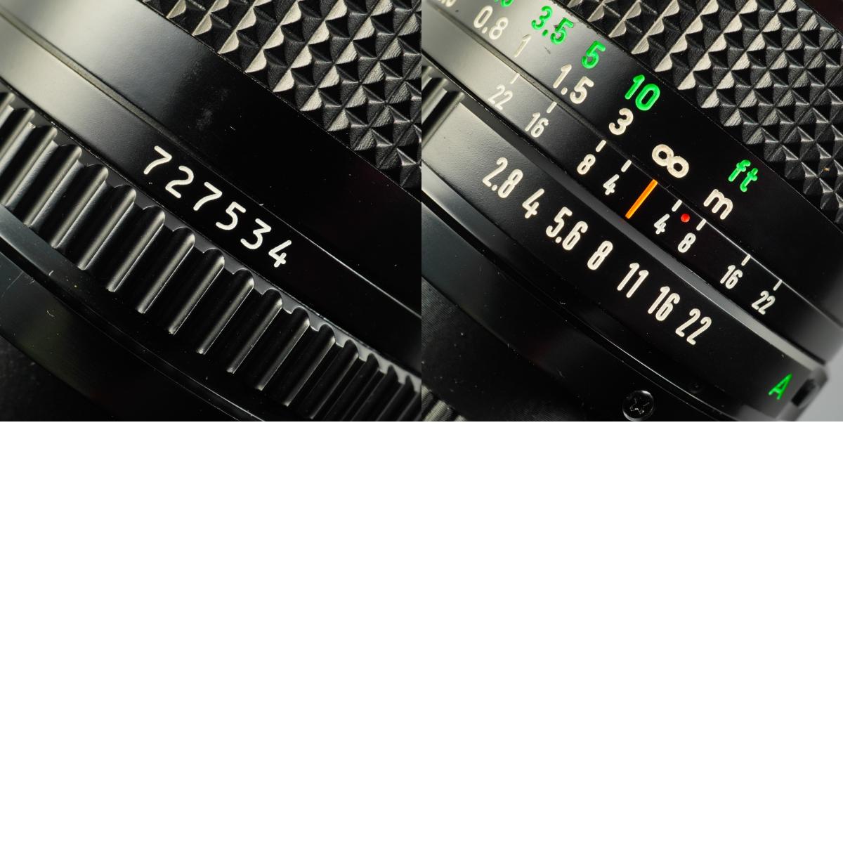 【Serviced】 Canon New FD NFD 28mm F/2.8 単焦点レンズ