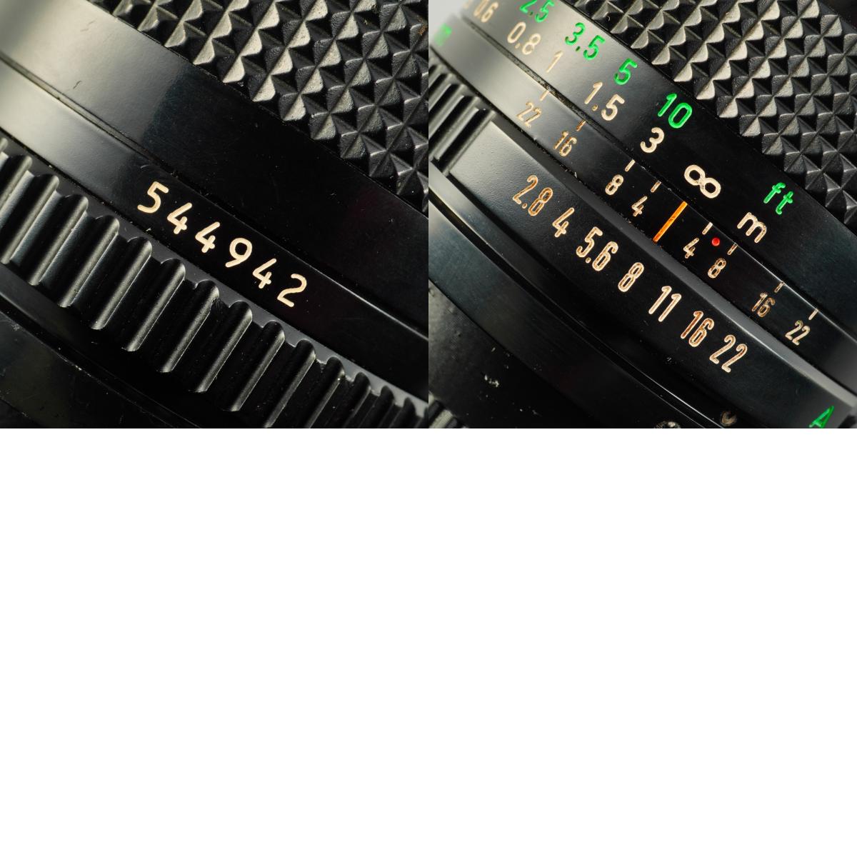 【Serviced】 Canon New FD NFD 28mm F/2.8 単焦点レンズ