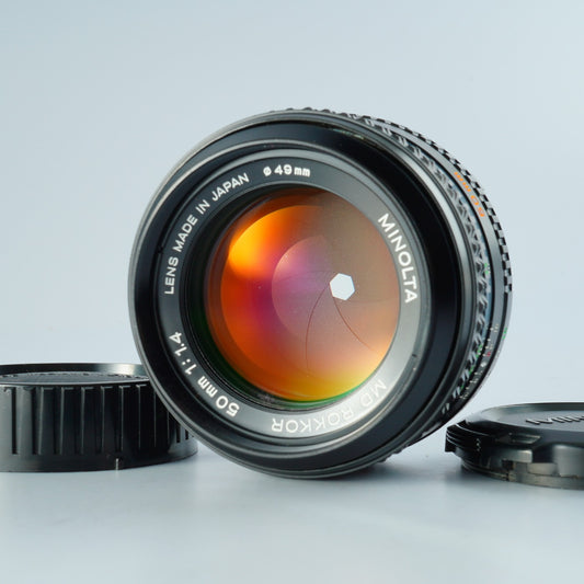 MINOLTA MD ROKKOR 50mm F/1.4 単焦点レンズ