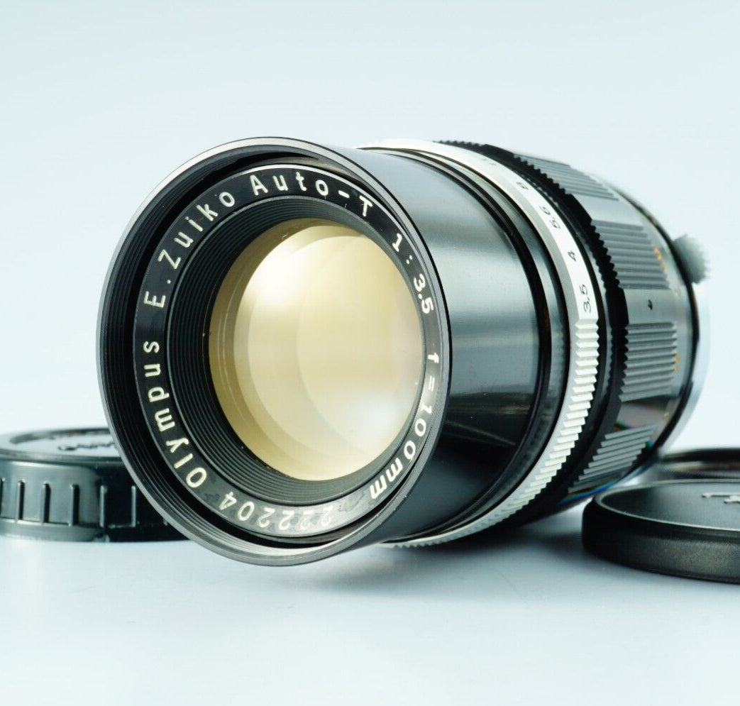 Olympus E.Zuiko Auto-T 100mm f/3.5 レンズ OLYMPUS E.ZUIKO AUTO T 100mm F/3.5 単焦点レンズ – 山田写真機店