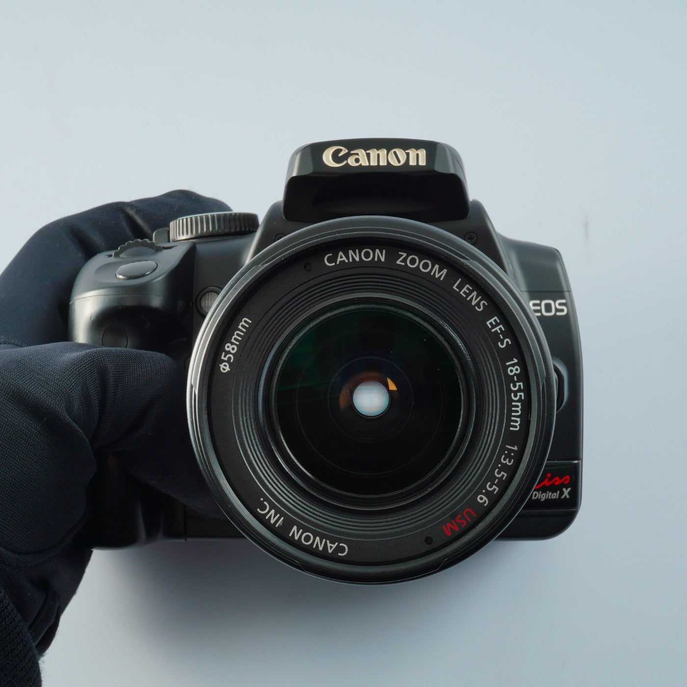 Canon EOS Kiss Digital N + EF-S 18-55mm F3.5-5.6 USM デジタル一眼レフカメラ