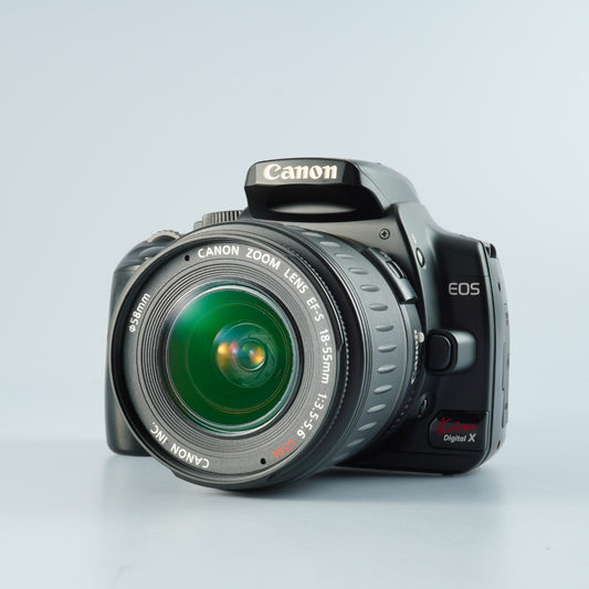 Canon EOS Kiss Digital N + EF-S 18-55mm F3.5-5.6 USM デジタル一眼レフカメラ