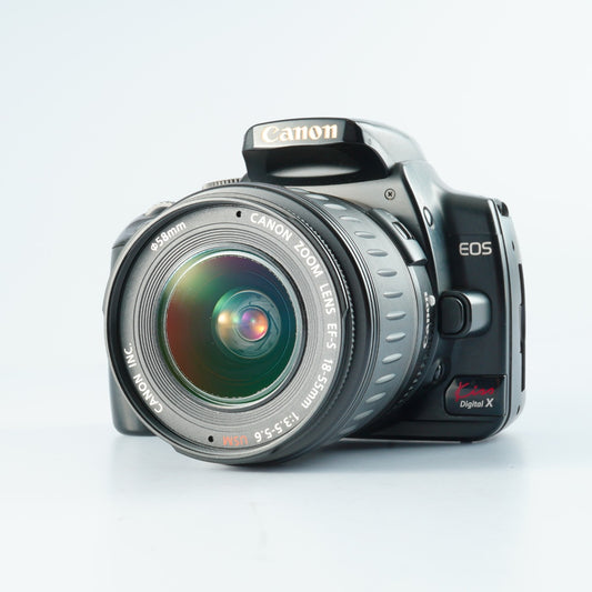 Canon EOS Kiss Digital N + EF-S 18-55mm F3.5-5.6 USM デジタル一眼レフカメラ