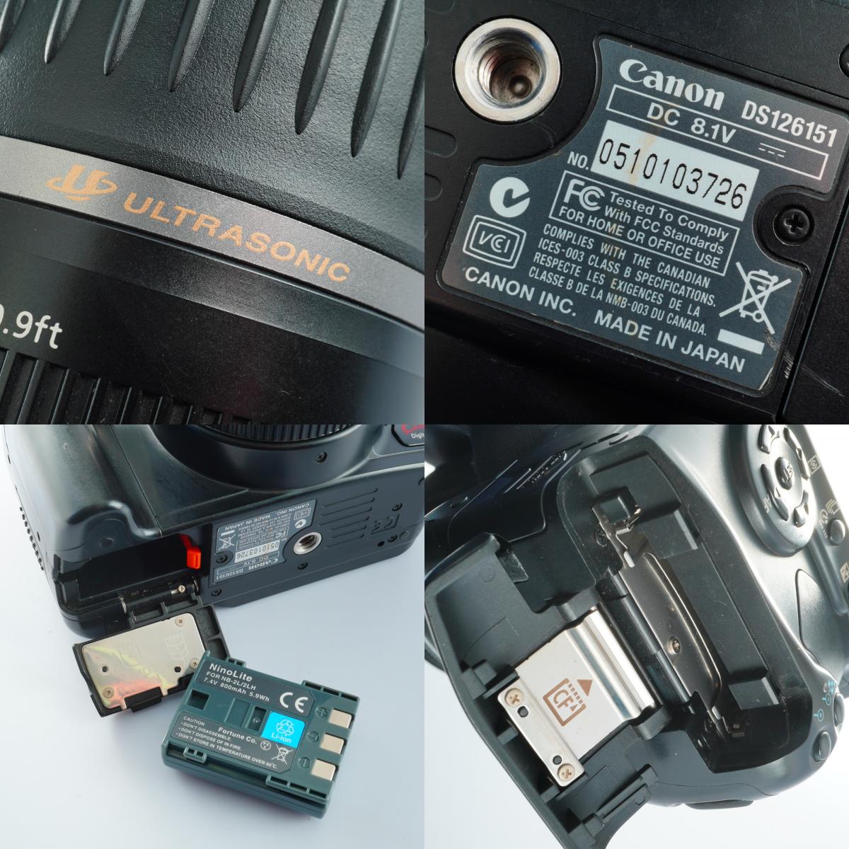 Canon EOS Kiss Digital N + EF-S 18-55mm F3.5-5.6 USM デジタル一眼レフカメラ