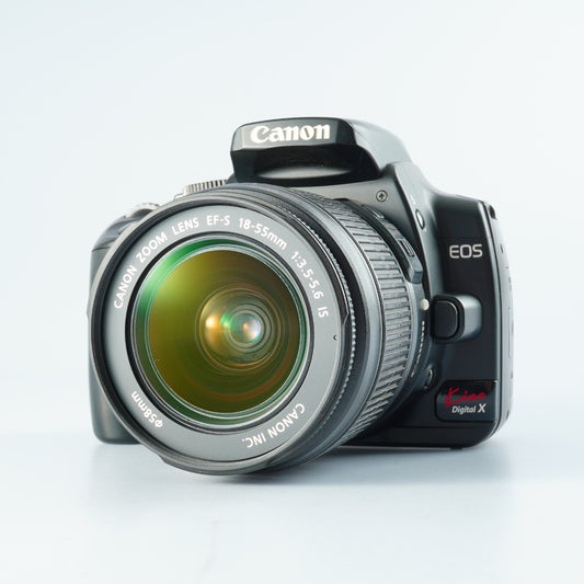 Canon EOS Kiss Digital N + EF-S 18-55mm F3.5-5.6 USM デジタル一眼レフカメラ