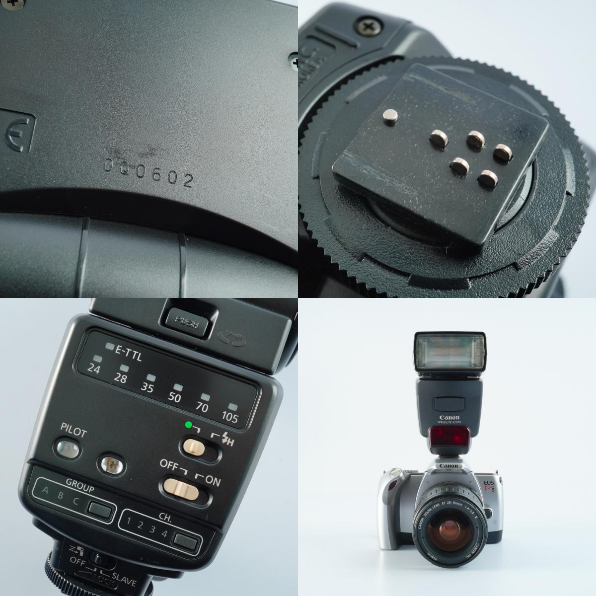 Canon EOS kiss 5 (Rebel Ti) + EF 28-90mm F/4-5.6 Ⅱ + 420EX AF フィルム一眼レフカメラ
