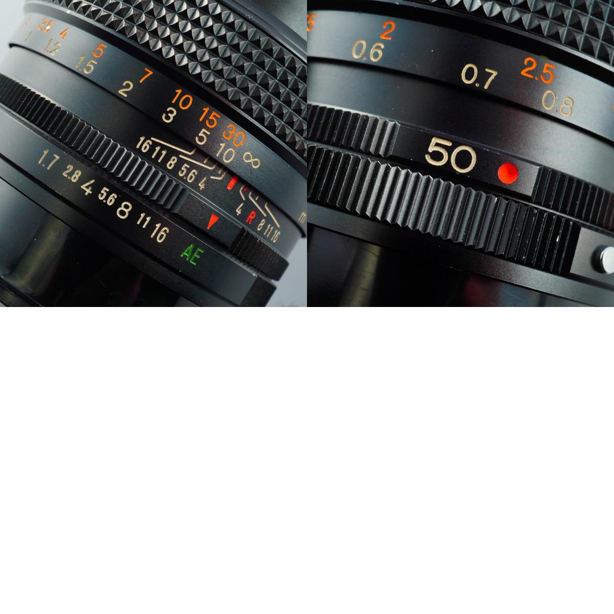 Konica Hexanon AR 50mm f/1.7  単焦点レンズ