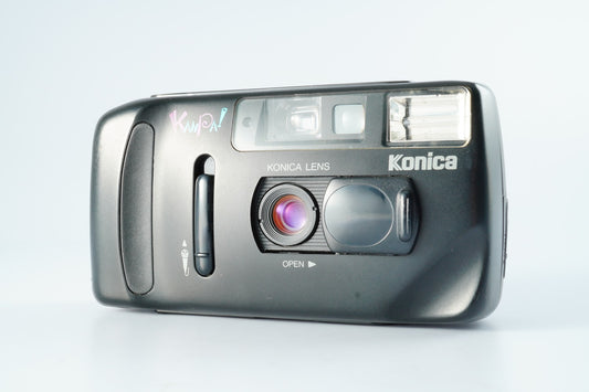 Konica KANPAI 34mm F/5.6 Voice Shutter コンパクトフィルムカメラ
