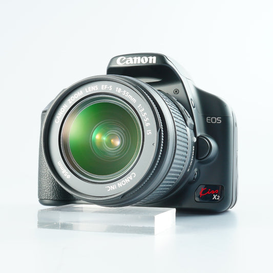 Canon EOS Kiss X2 (Rebel XSi) + EF-S 18-55mm F3.5-5.6 IS + SD 2GB デジタル一眼レフカメラ