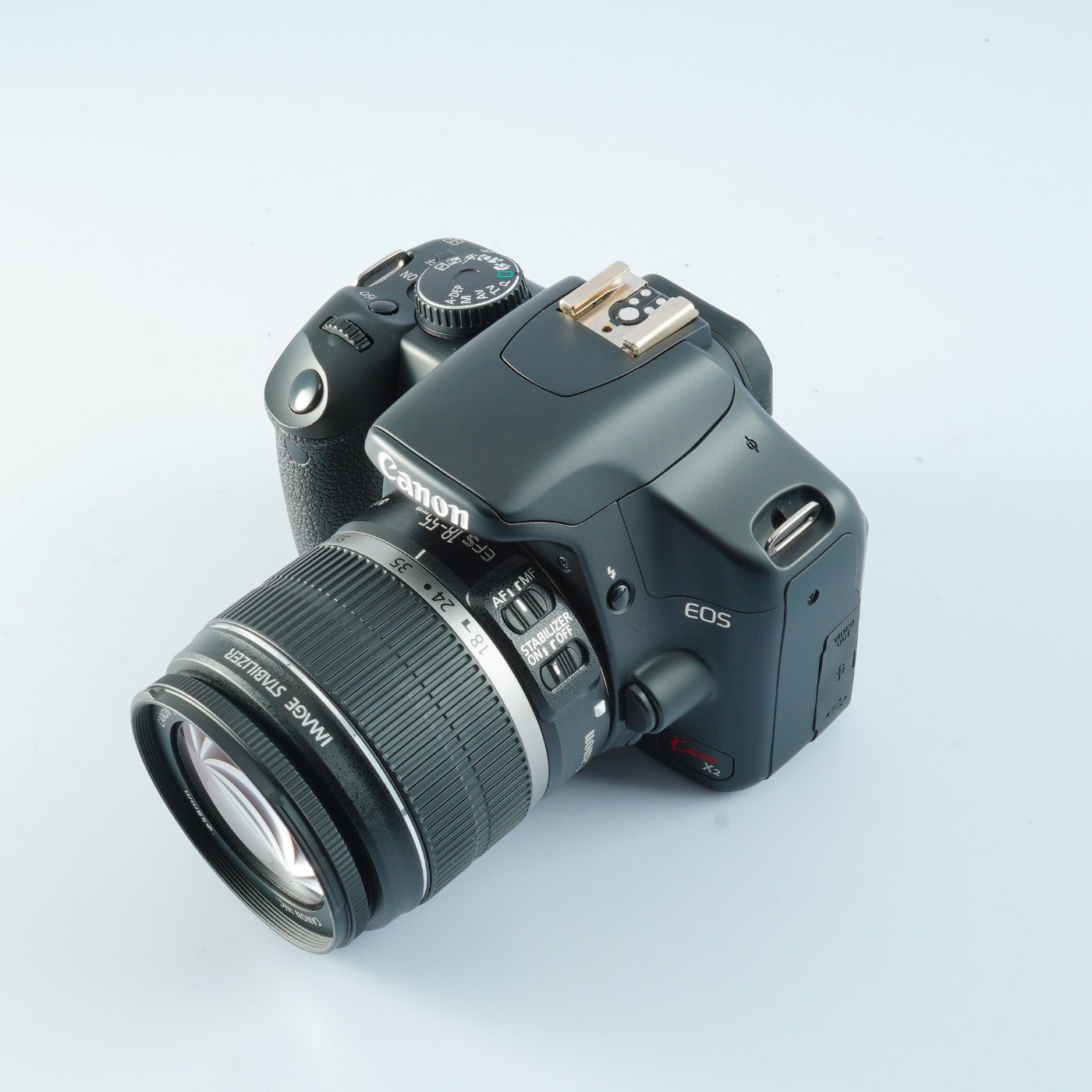 Canon EOS Kiss X2 (Rebel XSi) + EF-S 18-55mm F3.5-5.6 IS + SD 2GB デジタル一眼レフカメラ