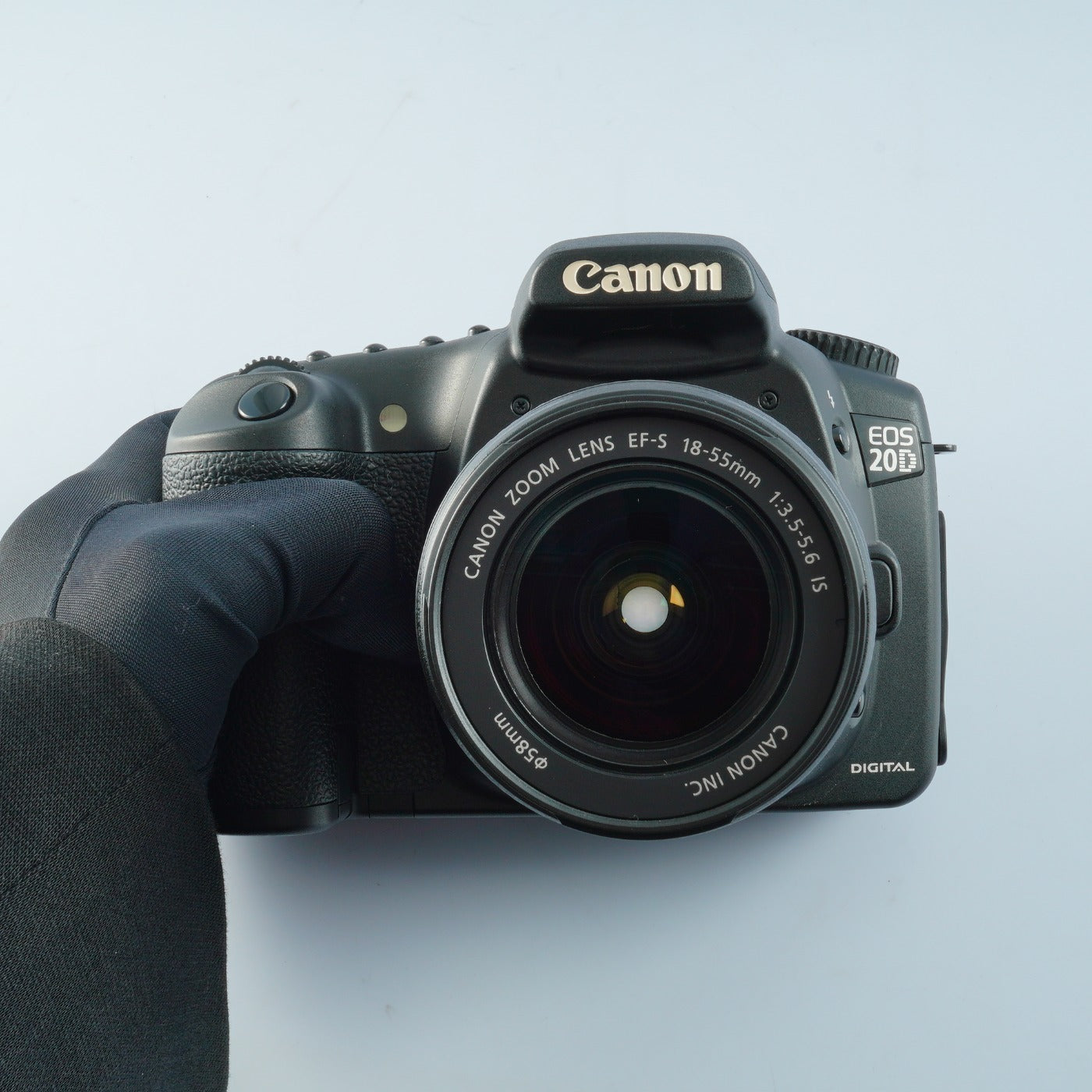 Canon EOS 20D + EF-S 18-55mm F/3.5-5.6 IS + CF 1GB デジタル一眼レフカメラ