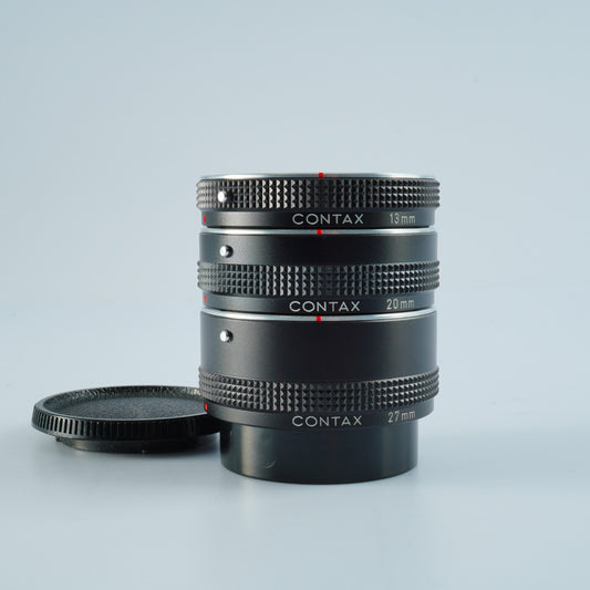 CONTAX Auto Extension Tube Set 13mm 20mm 27mm C/Y カメラ関連アクセサリー