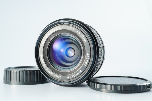 MINOLTA MC W.ROKKOR 28mm F/3.5  単焦点レンズ