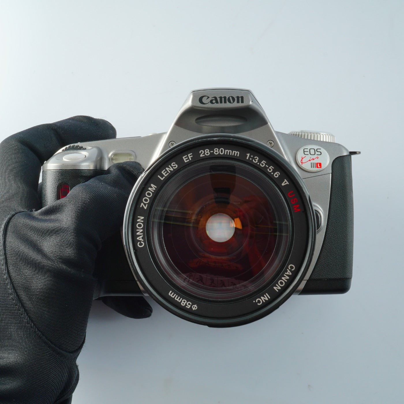 Canon EOS Kiss III L + EF 28-80mm F/3.5-5.6 Ⅴ USM + SPEEDLITE 300EZ AF フィルム一眼レフカメラ