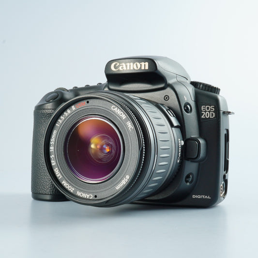 Canon EOS 20D + EF-S 18-55mm F/3.5-5.6Ⅱ USM + CF2GB デジタル一眼レフカメラ