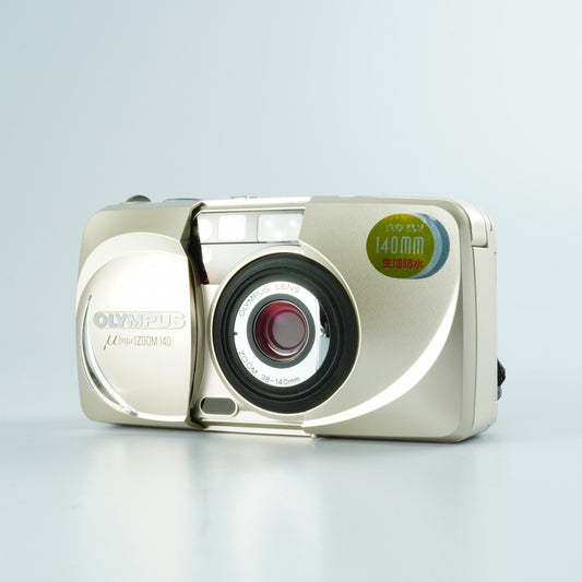 OLYMPUS μ [ mju: ] ( Stylus ) Zoom 140 + Remote Control RC-200 コンパクトフィルムカメラ