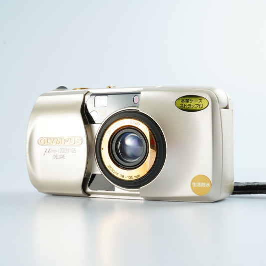OLYMPUS μ [ mju: ] ( Stylus ) Zoom 105 Deluxe コンパクトフィルムカメラ