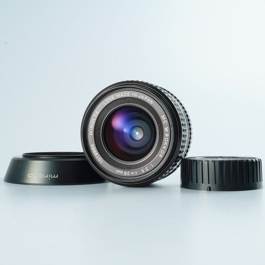 MINOLTA MC W.ROKKOR 28mm F/3.5 単焦点レンズ
